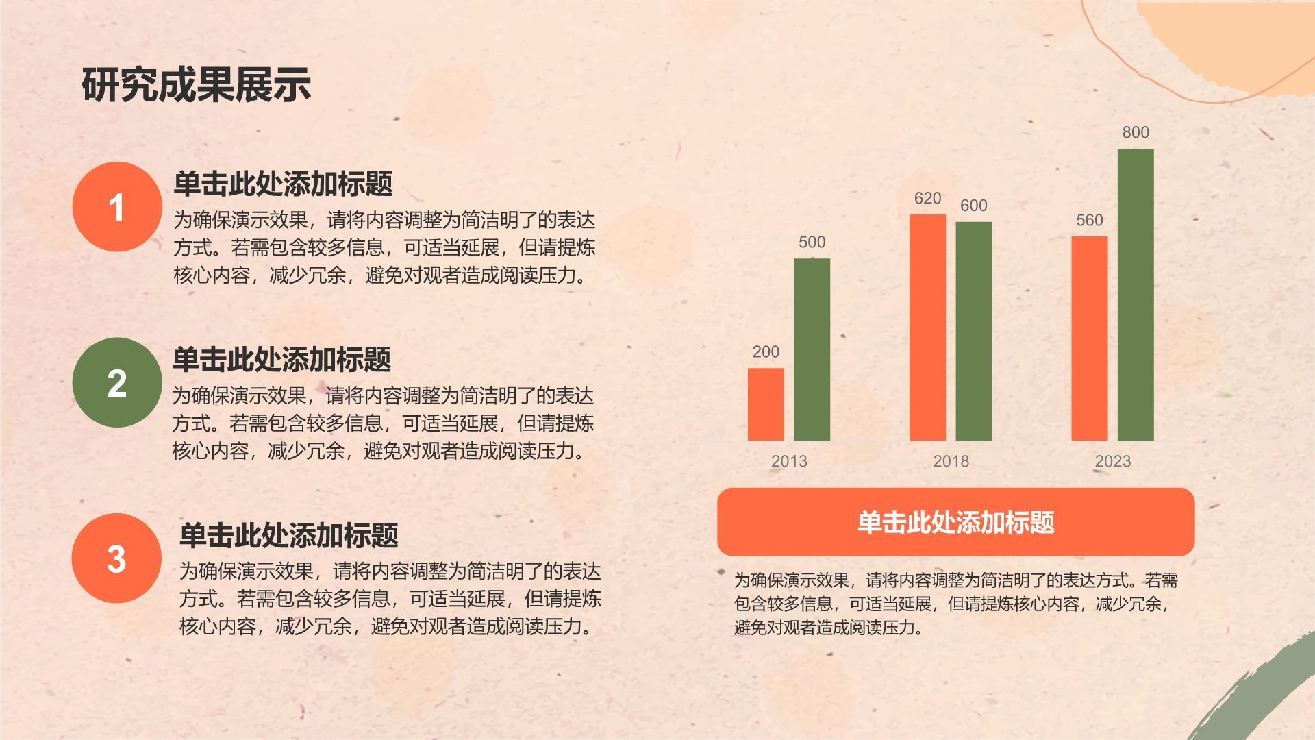 橙色扁平风研究生小组作业汇报PPT模板