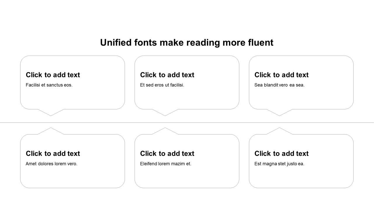 扁平纯文字PPT关系图