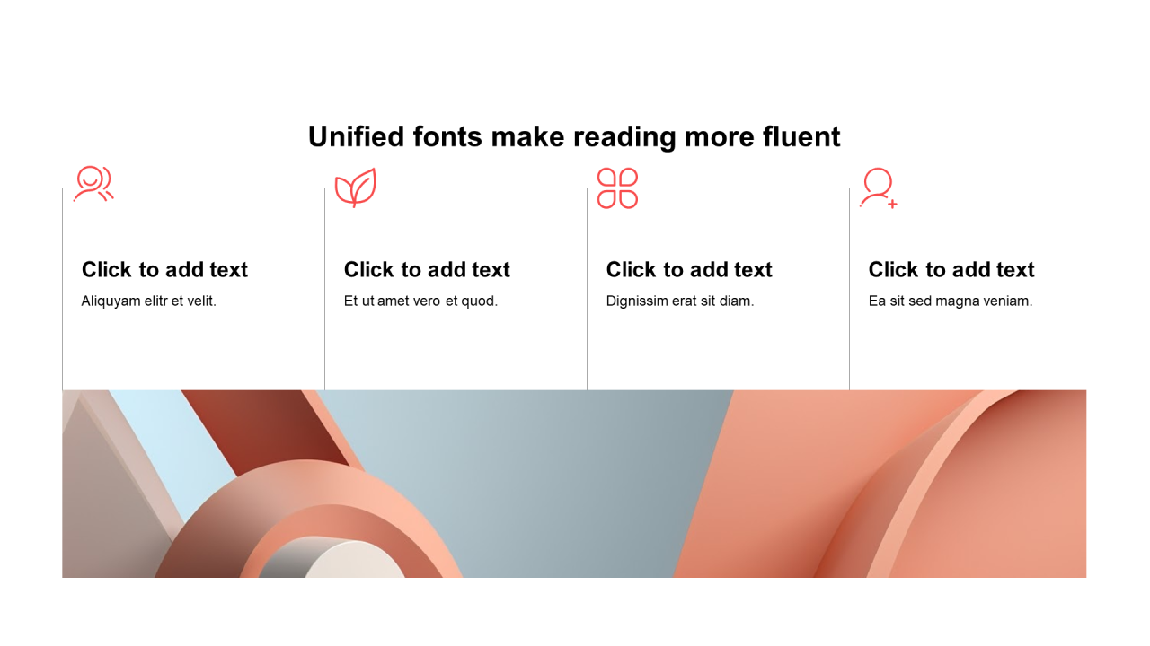 扁平包含图片占位PPT层次结构