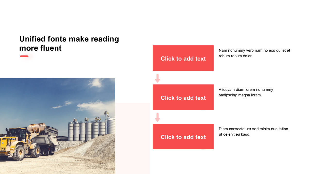 扁平包含图片占位PPT流程