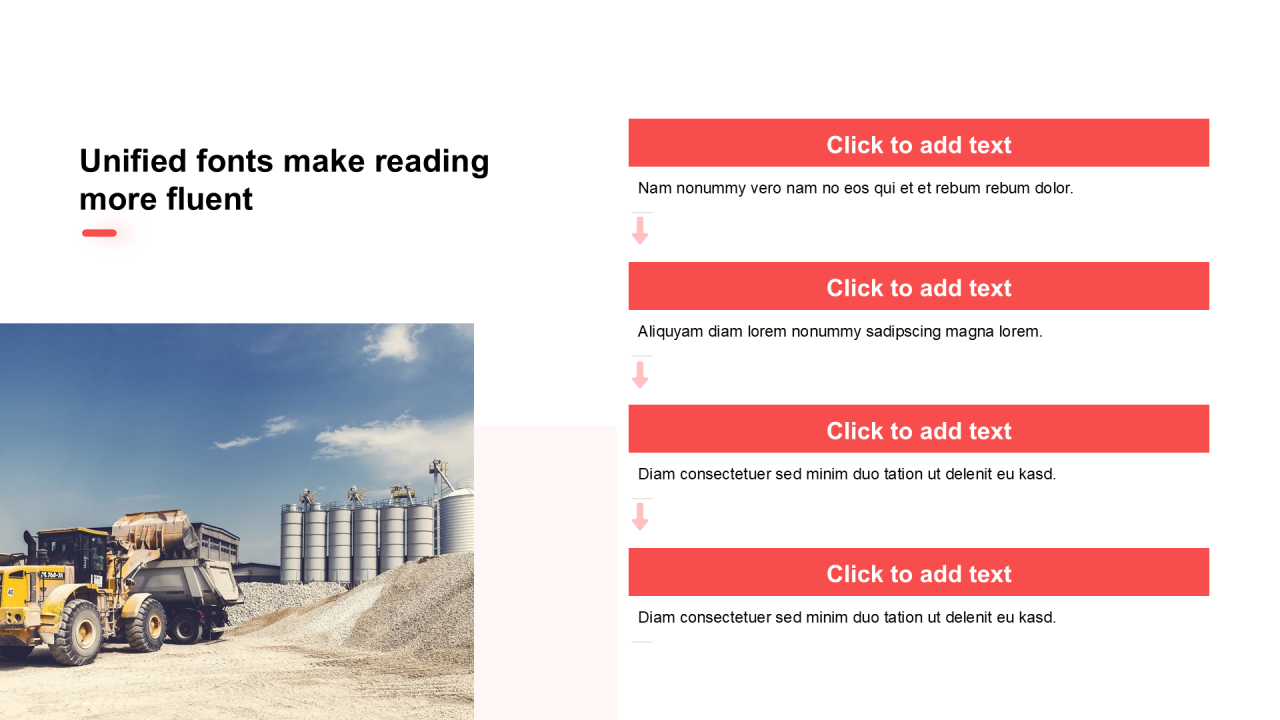 扁平包含图片占位PPT流程