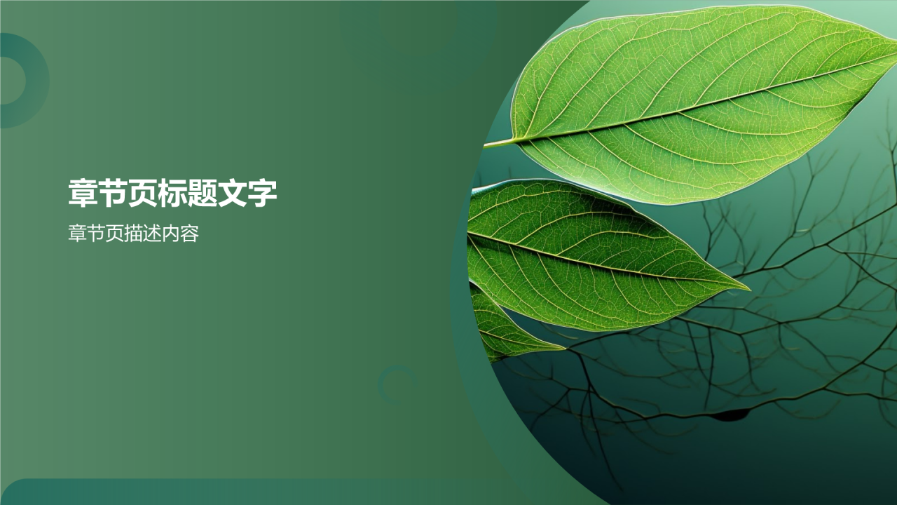 环保创意大赛PPT主题