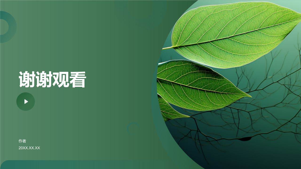 环保创意大赛PPT主题