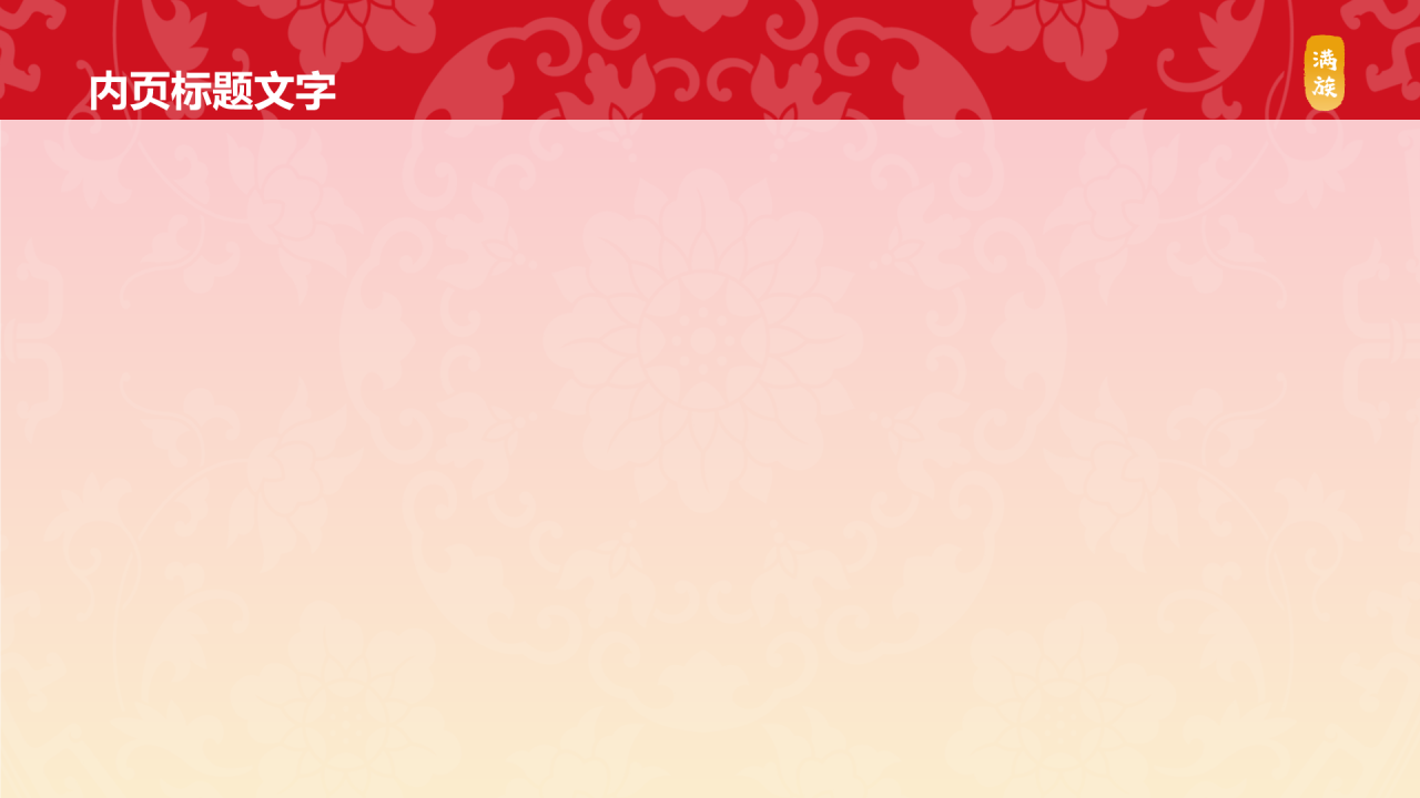 满族介绍PPT主题