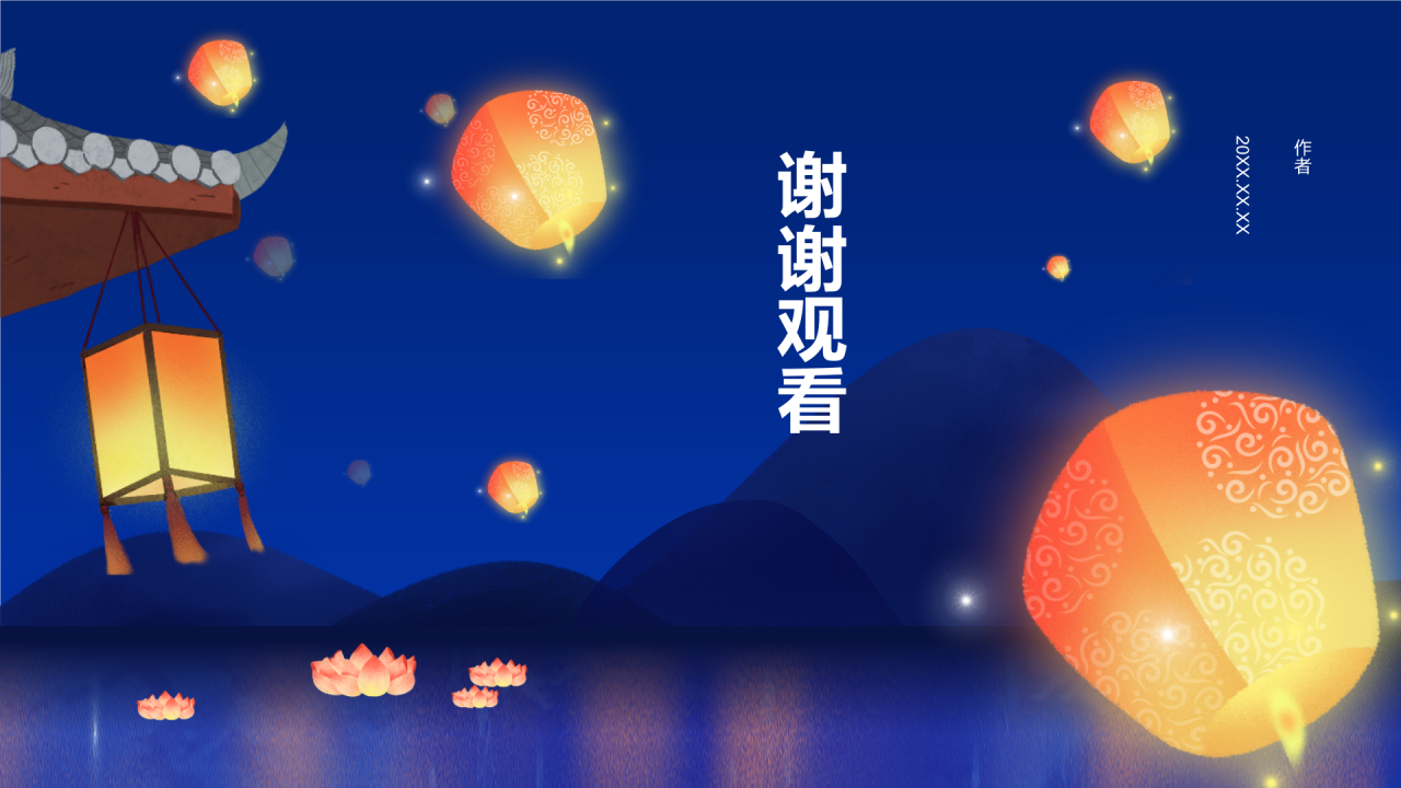 中元节知识科普PPT主题