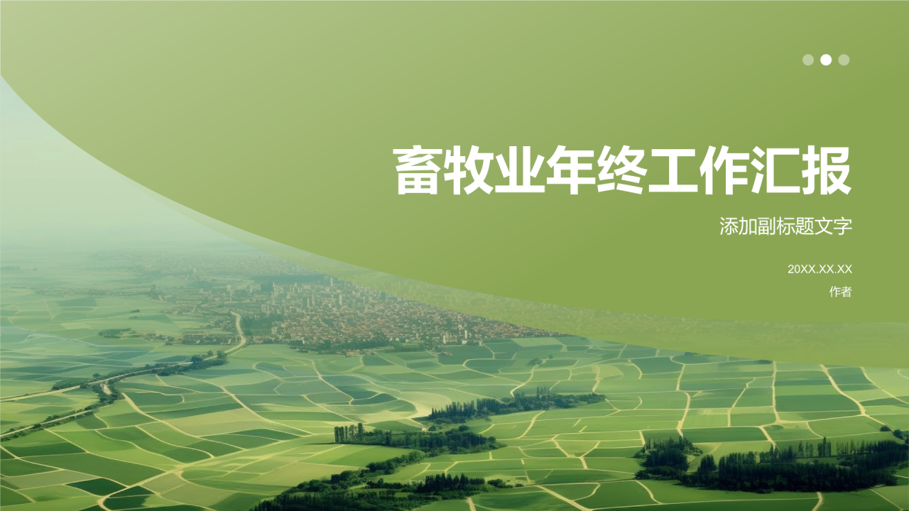 畜牧业年终工作汇报