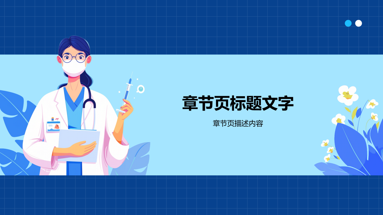 医疗行业述职报告PPT主题