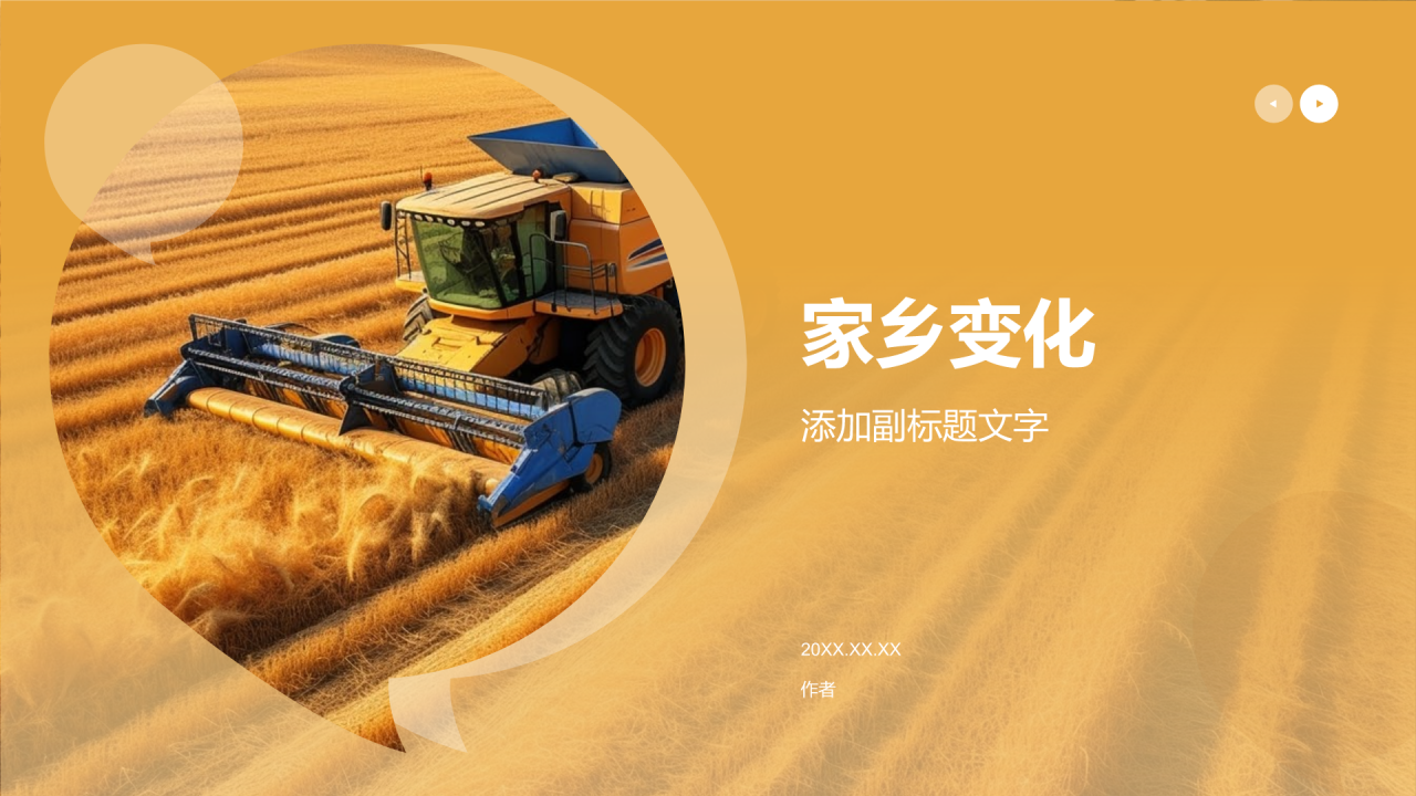 家乡变化