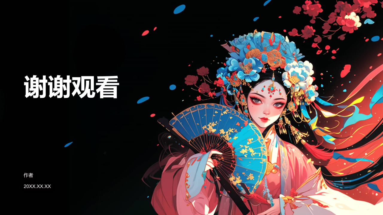 传统文化京剧PPT主题