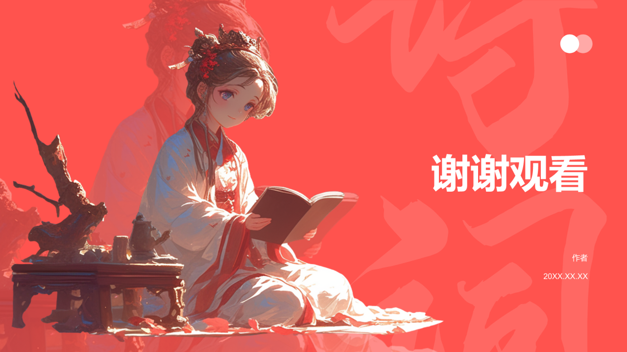 语文诗词鉴赏通用PPT主题