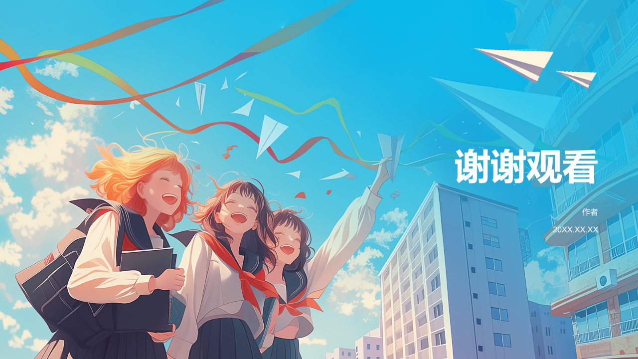 毕业纪念相册图集PPT主题