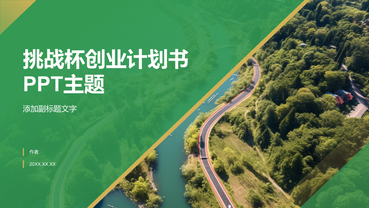 挑战杯创业计划书PPT主题