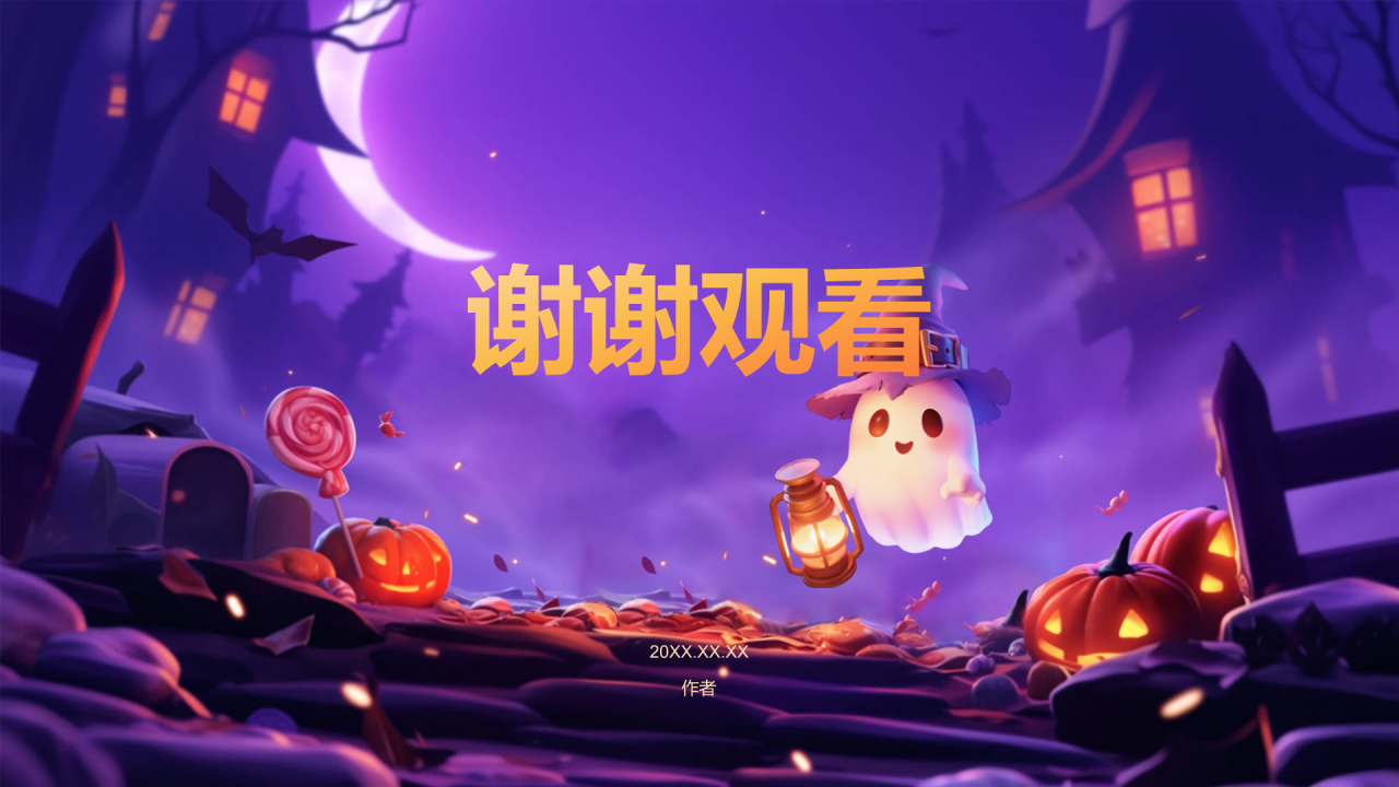 万圣节
游戏活动PPT主题