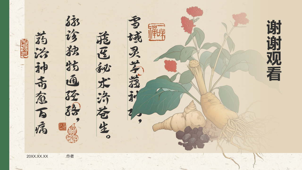 非遗文化介绍——藏医药PPT