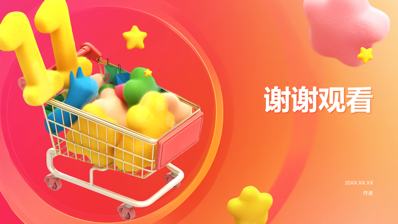 电商运营工作总结汇报PPT主题