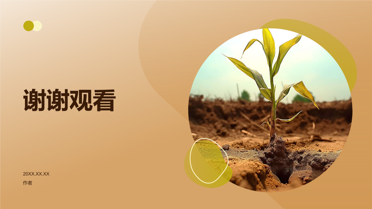 自然灾害防范PPT主题