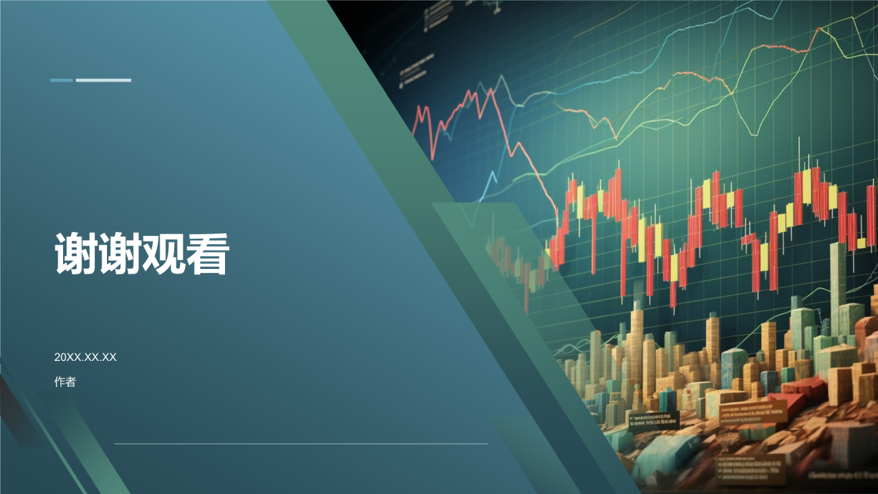 金融市场年终分析会PPT主题