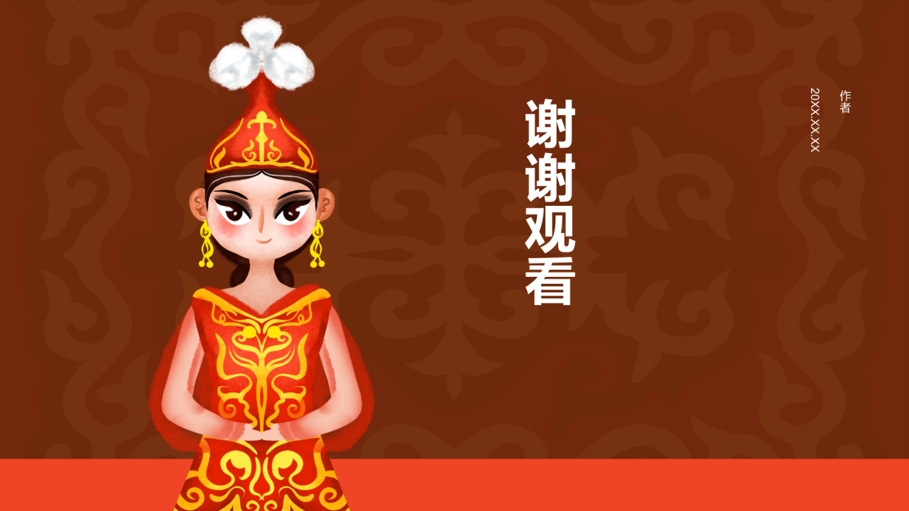 哈萨克族介绍PPT主题