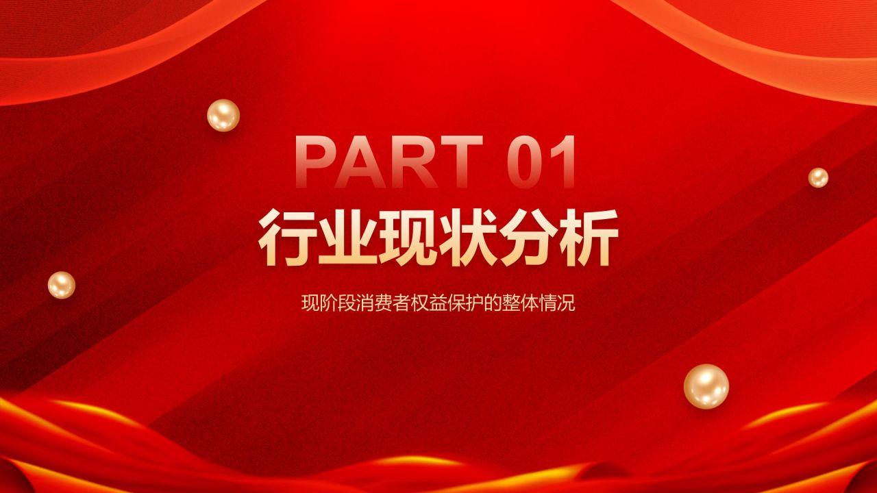 红色党政风315消费者权益日PPT模板