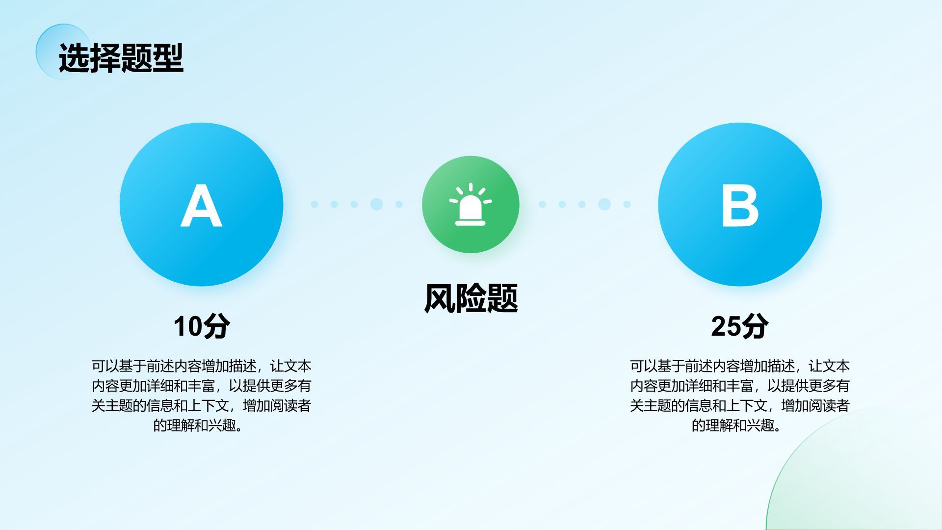 蓝色简约风大学生数学竞赛方案PPT模板