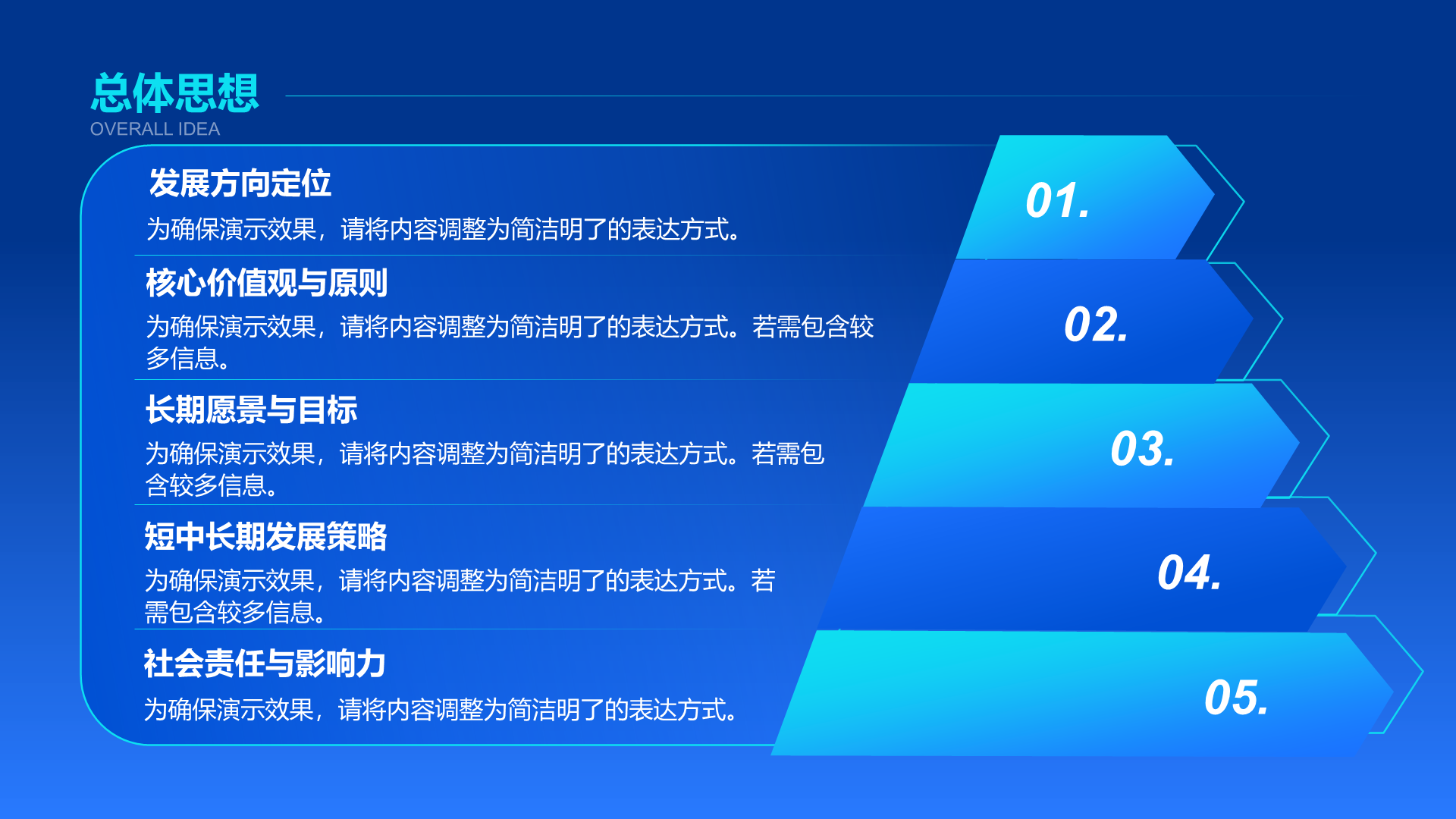 创意风竞聘述职PPT棱锥