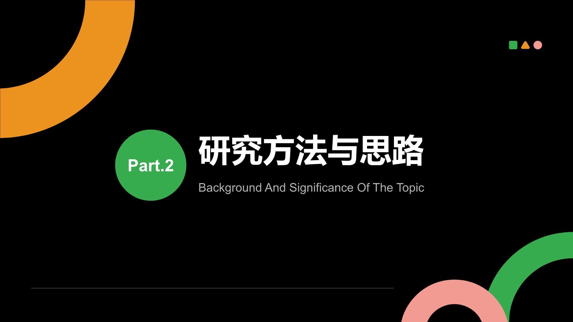 绿色扁平风本科毕业设计答辩模板设计PPT模板