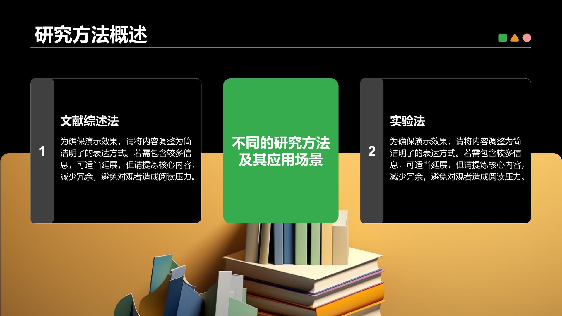 绿色扁平风本科毕业设计答辩模板设计PPT模板