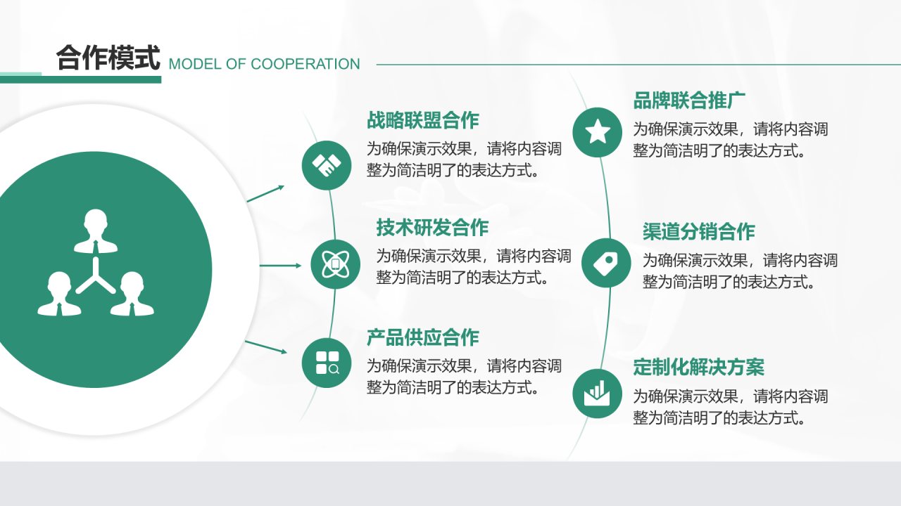 创意风企业宣传PPT层次结构