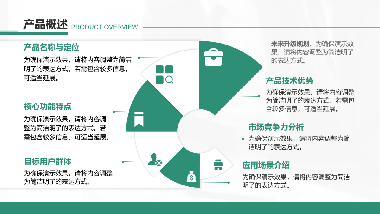 创意风企业宣传PPT循环图