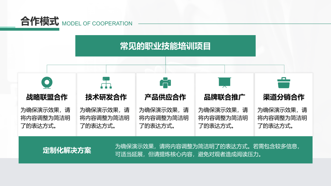 创意风企业宣传PPT层次结构