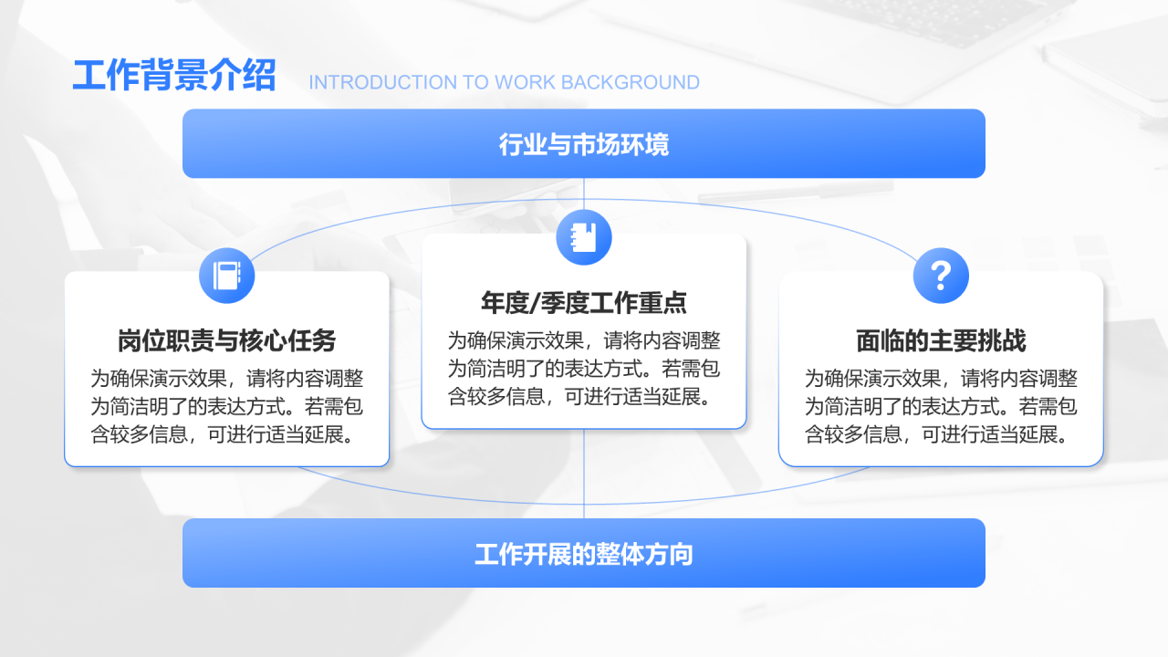 创意风工作总结PPT层次结构