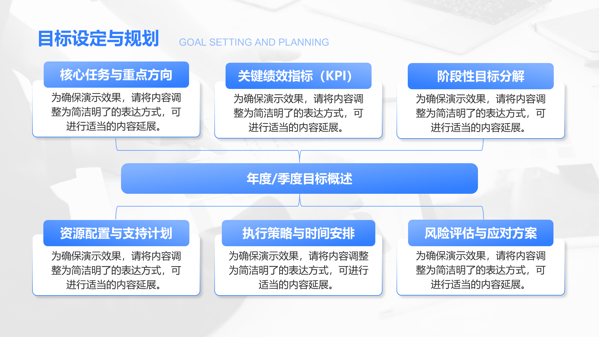 创意风工作总结PPT层次结构