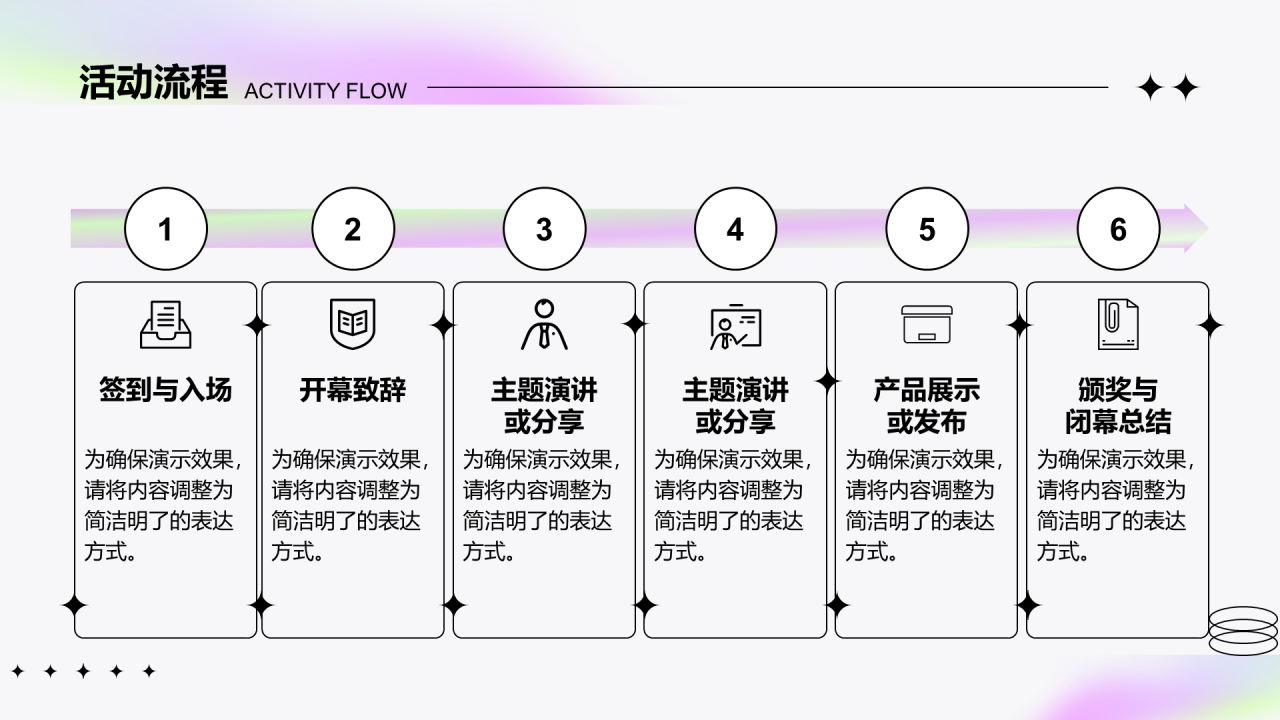 创意风活动介绍PPT流程