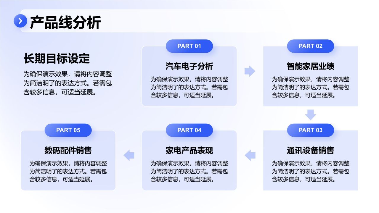 紫色3D风季度业绩总结与提升PPT模板