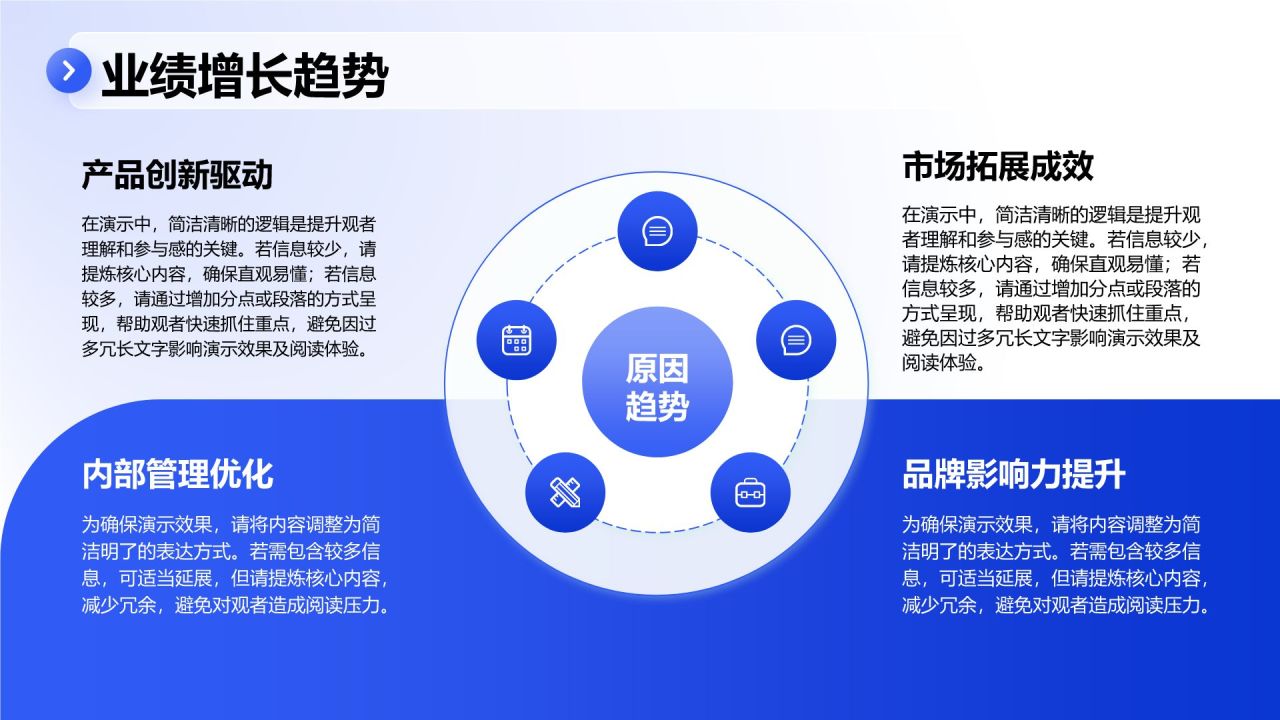 紫色3D风季度业绩总结与提升PPT模板