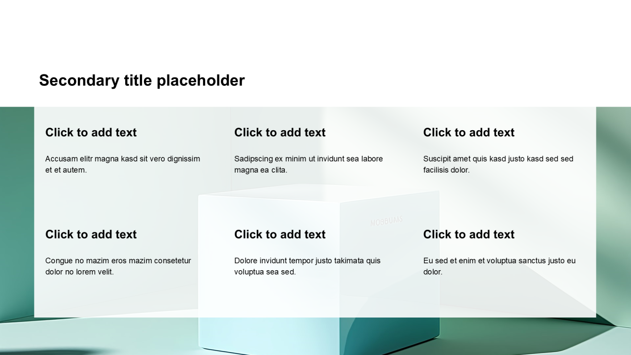 简约扁平含图片矩阵
