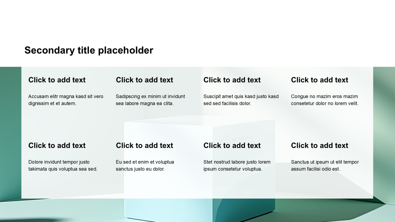 简约扁平含图片矩阵
