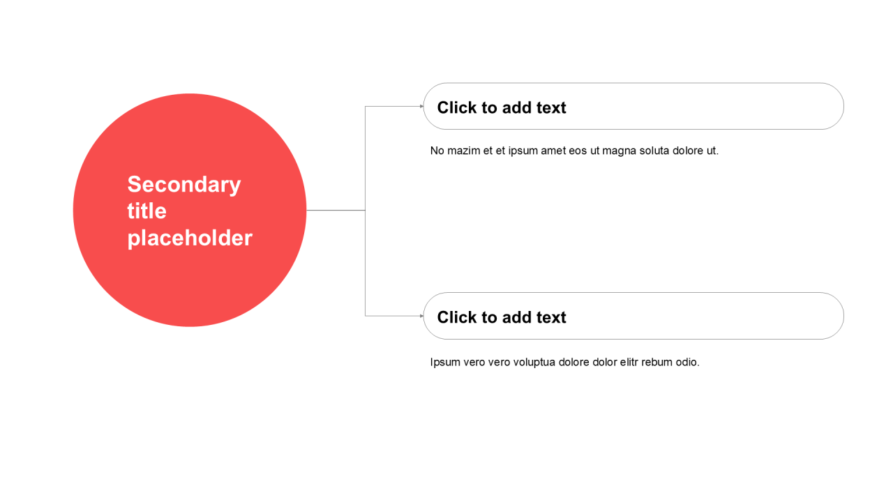 简约扁平纯文字层次结构