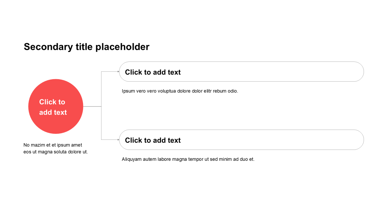 简约扁平纯文字层次结构