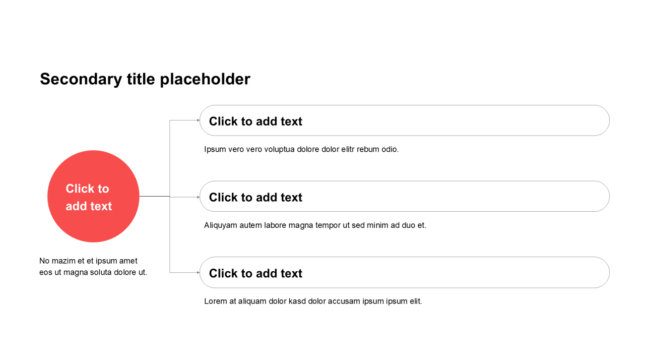 简约扁平纯文字层次结构