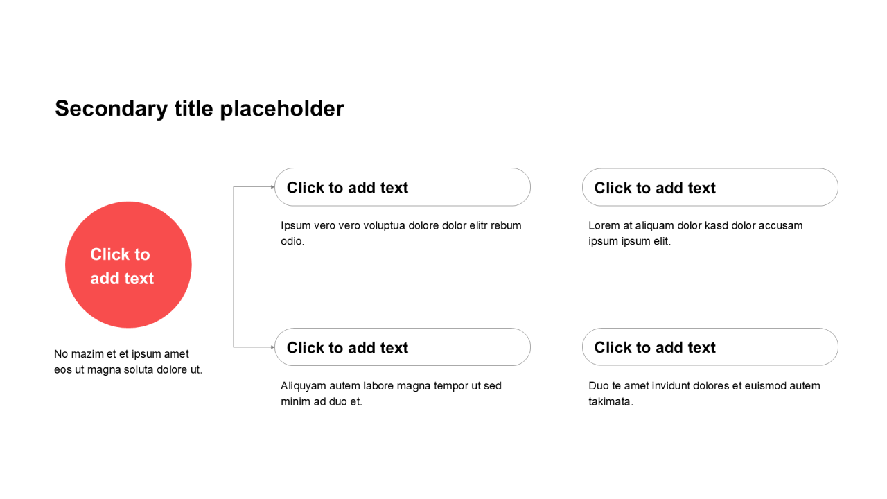 简约扁平纯文字层次结构