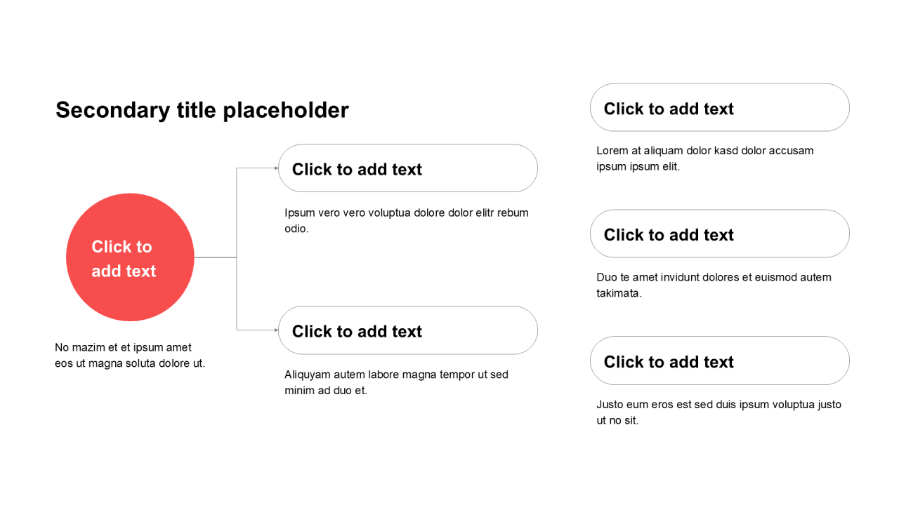 简约扁平纯文字层次结构