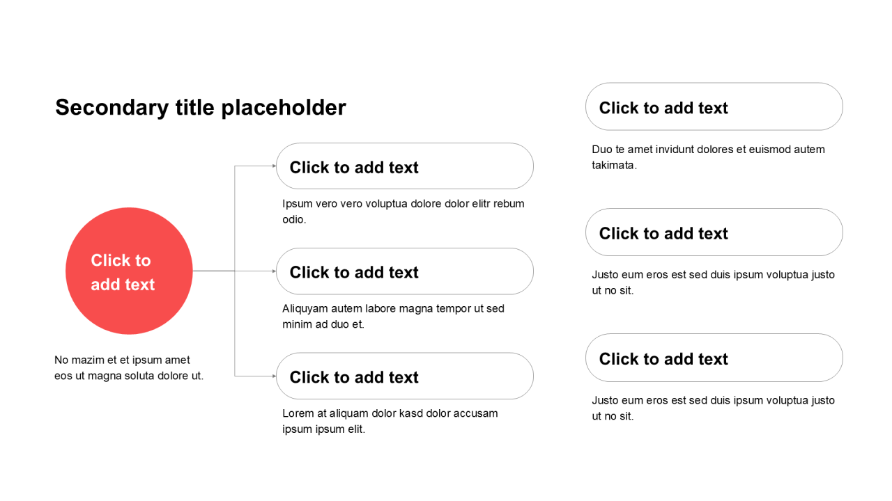 简约扁平纯文字层次结构