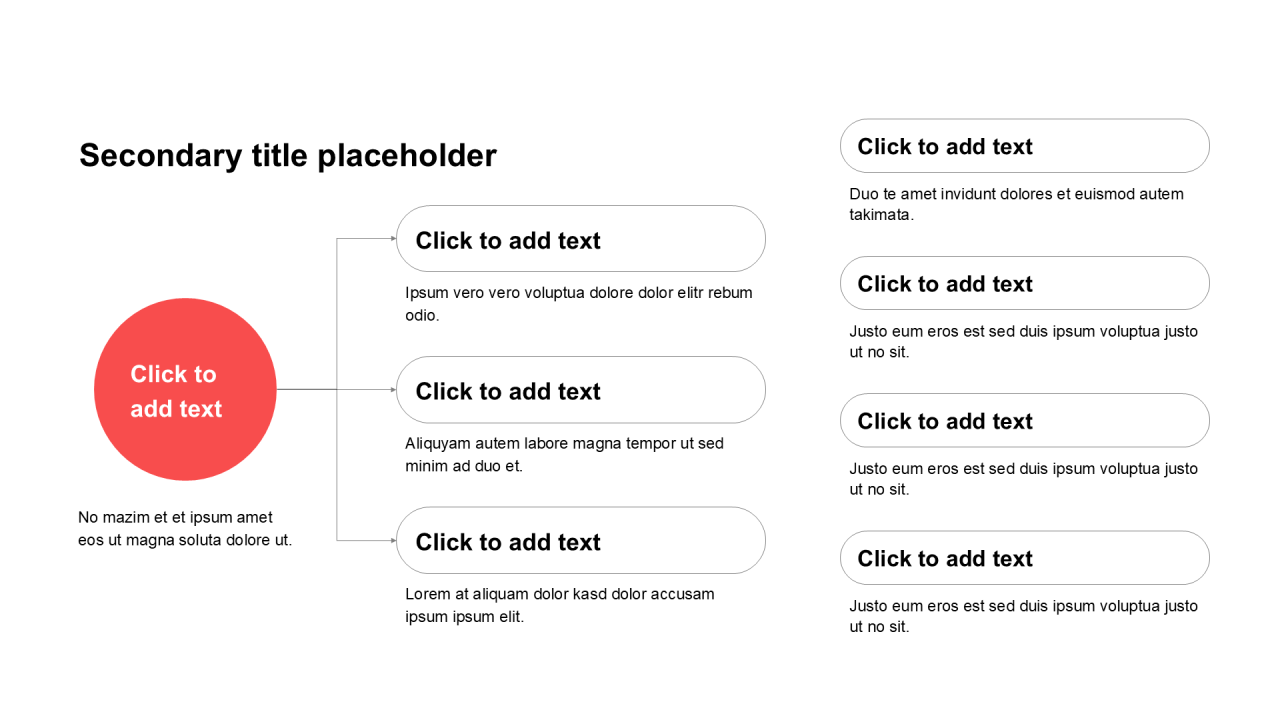 简约扁平纯文字层次结构
