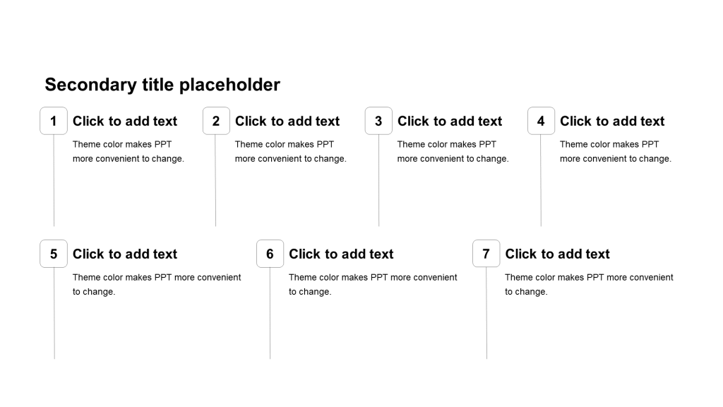 Simple and flat plain text list