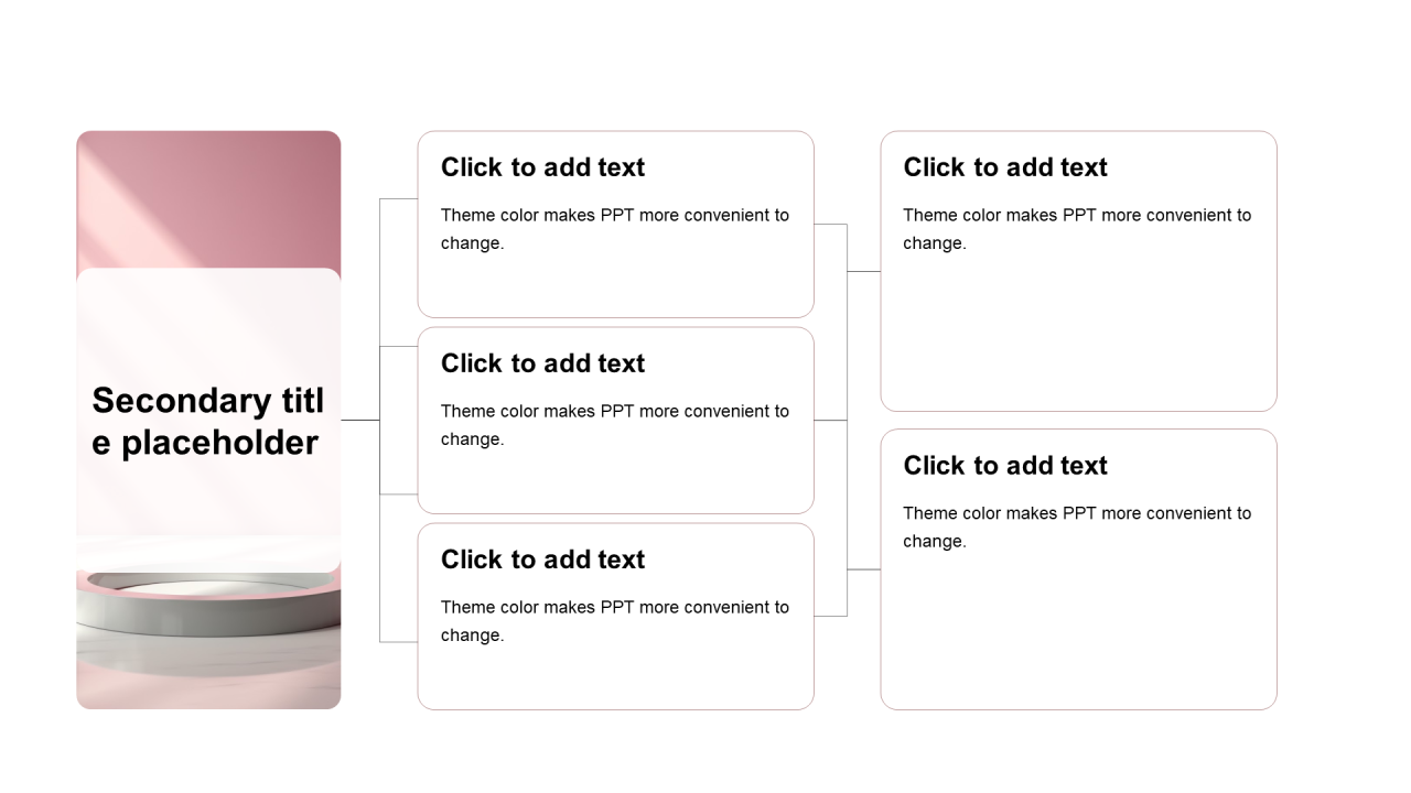 简约扁平含图片层次结构