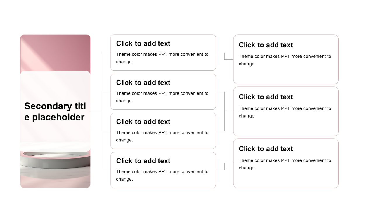简约扁平含图片层次结构