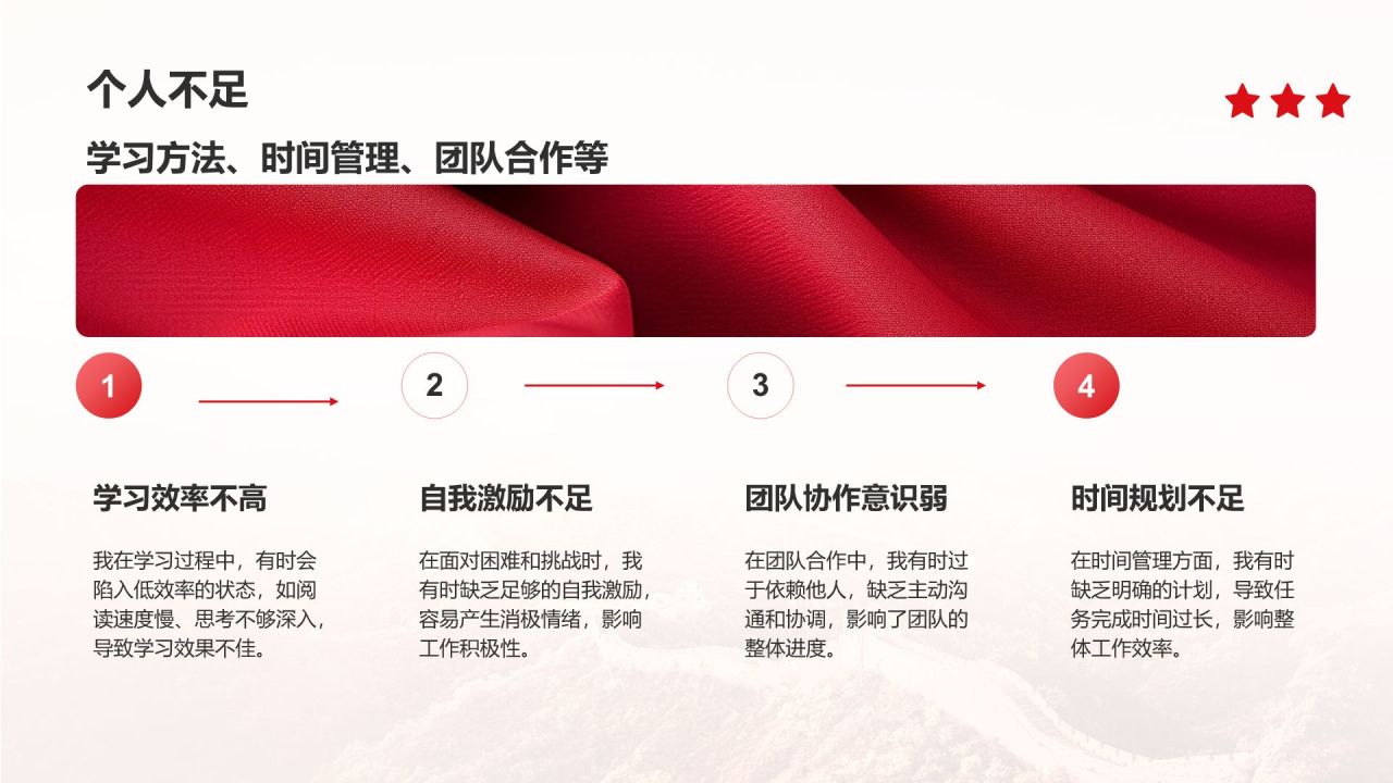 红色党政风入党积极分子答辩汇报PPT模板