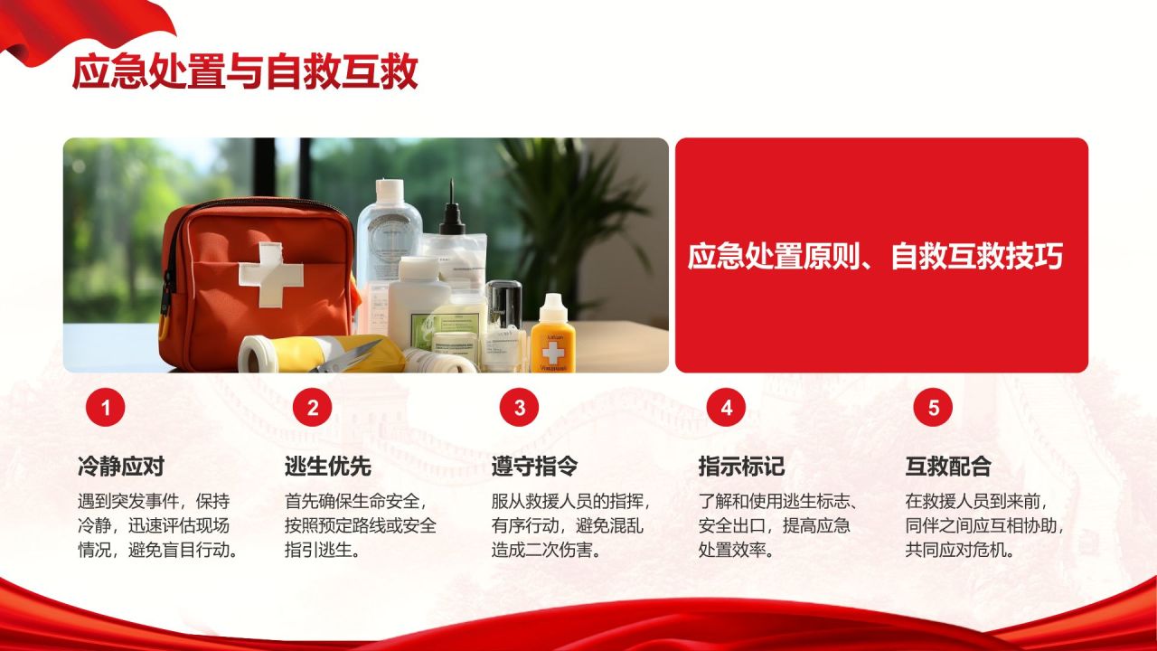 红色党政风国家安全教育日科普PPT模板