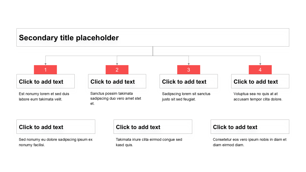Simple, flat, pure text hierarchical structure